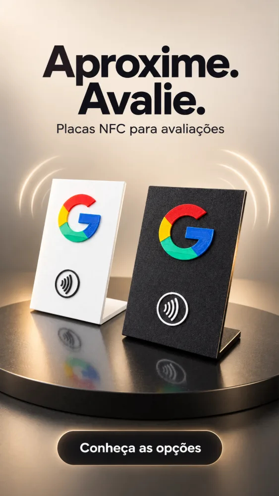 Placa NFC - Avaliação Google